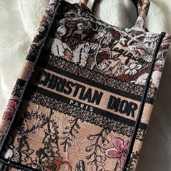 Mini Dior Book Tote in Pink - Picture 8 of 16